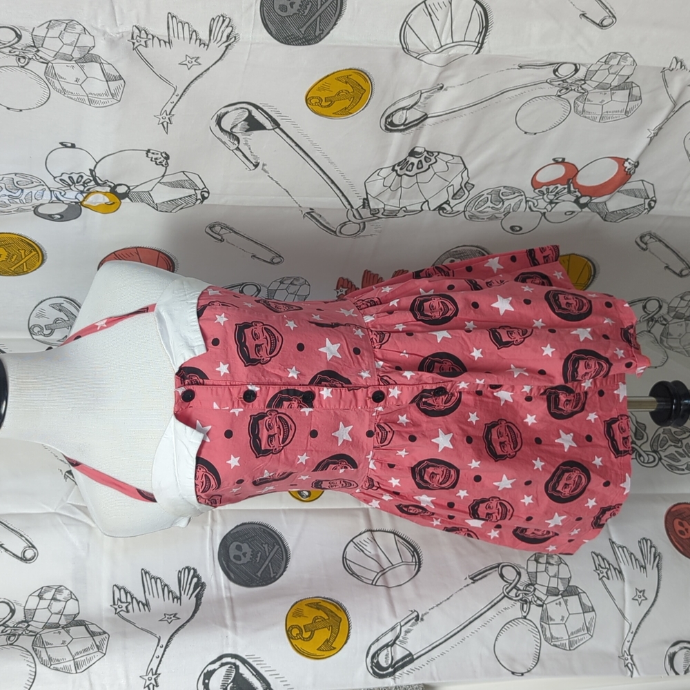Vtg Sourpuss Clothing Mad Magazine Print Top